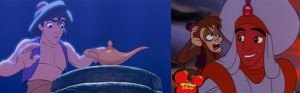 Comparación entre la película y la serie de Aladdin